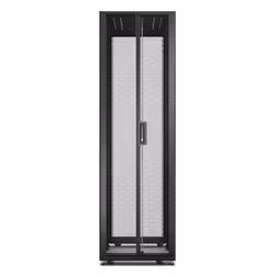 APC EASY RACK 600MM/42U/800MM WITH ROOF SIDE PANEL CASTORS FEET AND 4 BRACKETS NO BOTTOM BLACK Rack autonome Noir