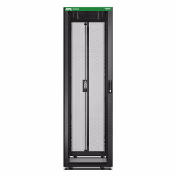 APC EASY RACK 600MM/42U/800MM WITH ROOF SIDE PANEL CASTORS FEET AND 4 BRACKETS NO BOTTOM BLACK Rack autonome Noir