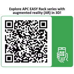 APC Easy Rack 24U Rack autonome Noir