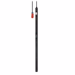 APC EasyPDU, Avec mesure en ligne, Metered-by-outlet, Commutable, 0U, Triphasé, verticale, Noir, 24 sortie(s) CA