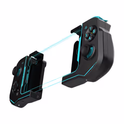 Turtle Beach Atom Noir, Bleu Bluetooth Manette de jeu Analogique/Numérique Android