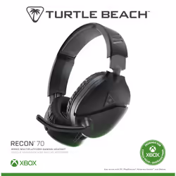 Turtle Beach Casque gaming multiplateforme Recon 70 - Xbox Series X|S, Xbox One, PC, Nintendo Switch, et appareils mobiles avec prise 3,5 mm - microphone à bascule, écouteurs de 40 mm - Vue supplémentaire 15
