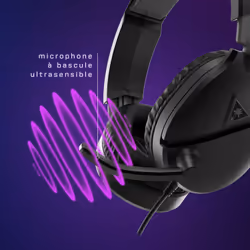 Turtle Beach Casque gaming multiplateforme Recon 70 - Xbox Series X|S, Xbox One, PC, Nintendo Switch, et appareils mobiles avec prise 3,5 mm - microphone à bascule, écouteurs de 40 mm - Vue supplémentaire 8