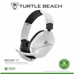 Turtle Beach Casque gaming multiplateforme Recon 70 - Xbox Series X|S, Xbox One, PC, Nintendo Switch, et appareils mobiles avec prise 3,5 mm - microphone à bascule, écouteurs de 40 mm - Vue supplémentaire 15