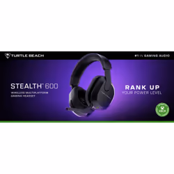 Turtle Beach Casque gaming amplifié multiplateforme sans fil Stealth 600 pour Xbox Series X|S, Xbox One, PC, Nintendo Switch et mobile - Bluetooth, 80 heures de batterie et microphone antibruit – Noir - Vue supplémentaire 23