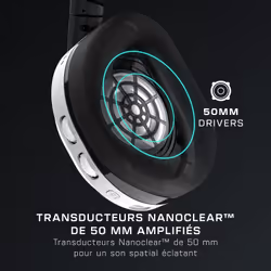 Turtle Beach Casque gaming amplifié multiplateforme sans fil Stealth 600 pour Xbox Series X|S, Xbox One, PC, Nintendo Switch et mobile - Bluetooth, 80 heures de batterie et microphone antibruit – Blanc - Vue supplémentaire 12