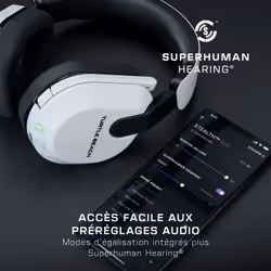 Turtle Beach Casque gaming amplifié multiplateforme sans fil Stealth 600 pour Xbox Series X|S, Xbox One, PC, Nintendo Switch et mobile - Bluetooth, 80 heures de batterie et microphone antibruit – Blanc - Vue supplémentaire 16