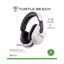 Turtle Beach Casque gaming amplifié multiplateforme sans fil Stealth 600 pour Xbox Series X|S, Xbox One, PC, Nintendo Switch et mobile - Bluetooth, 80 heures de batterie et microphone antibruit – Blanc - Vue supplémentaire 22