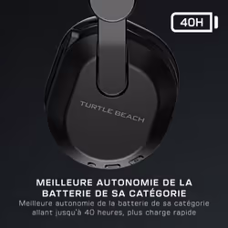 Turtle Beach Casque gaming sans fil Stealth 500 officiel pour Xbox Series X|S, Xbox One et fonctionne via Bluetooth avec les PC, la Switch et mobile - 40 heures de batterie, coussinets en mousse à mémoire de forme et microphone désactivable par basculement - Noir - Vue supplémentaire 10