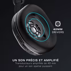 Turtle Beach Casque gaming sans fil Stealth 500 officiel pour Xbox Series X|S, Xbox One et fonctionne via Bluetooth avec les PC, la Switch et mobile - 40 heures de batterie, coussinets en mousse à mémoire de forme et microphone désactivable par basculement - Noir - Vue supplémentaire 13