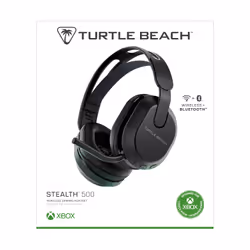 Turtle Beach Casque gaming sans fil Stealth 500 officiel pour Xbox Series X|S, Xbox One et fonctionne via Bluetooth avec les PC, la Switch et mobile - 40 heures de batterie, coussinets en mousse à mémoire de forme et microphone désactivable par basculement - Noir - Vue supplémentaire 20