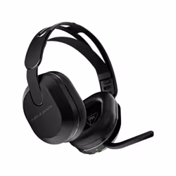 Turtle Beach Casque gaming sans fil Stealth 500 officiel pour Xbox Series X|S, Xbox One et fonctionne via Bluetooth avec les PC, la Switch et mobile - 40 heures de batterie, coussinets en mousse à mémoire de forme et microphone désactivable par basculement - Noir