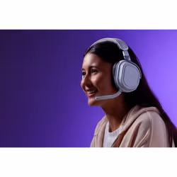 Turtle Beach Casque gaming amplifié multiplateforme sans fil Stealth 700 pour PS5, PS4, PC et mobile - Haut-parleurs 60 mm, microphone avec isolation acoustique par l'IA, Bluetooth, autonomie 80 heures, deux émetteurs - Blanc - Vue supplémentaire 15