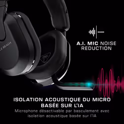 Turtle Beach Casque gaming amplifié multiplateforme sans fil Stealth 600 pour PS5, PS4, PC, Nintendo Switch et mobile - Bluetooth, 80 heures de batterie, microphone antibruit désactivable par basculement et écouteurs de 50 mm - Noir - Vue supplémentaire 11