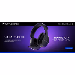 Turtle Beach Casque gaming amplifié multiplateforme sans fil Stealth 600 pour PS5, PS4, PC, Nintendo Switch et mobile - Bluetooth, 80 heures de batterie, microphone antibruit désactivable par basculement et écouteurs de 50 mm - Noir - Vue supplémentaire 20