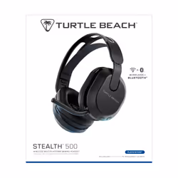 Turtle Beach Casque gaming amplifié sans fil Stealth 500 officiel pour PS5, PS4, PC, Nintendo Switch et mobile - 40 heures de batterie, Bluetooth, coussinets en mousse à mémoire de forme, microphone désactivable par basculement et préréglages d'égalisation - Noir - Vue supplémentaire 17