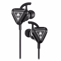Turtle Beach Écouteurs de Gaming Intra-Auriculares Battle Buds - Noirs / Argentés