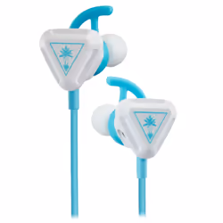 Turtle Beach Écouteurs de Gaming Intra-Auriculares Battle Buds - Blancs / Bleu Canard