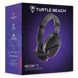 Turtle Beach Casque gaming multiplateforme Recon 70 – PC, PS5, PS4, Xbox Series X|S, Xbox One, Switch, et appareils mobiles avec prise 3,5 mm - microphone à bascule, écouteurs de 40 mm - Vue supplémentaire 14