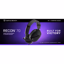 Turtle Beach Casque gaming multiplateforme Recon 70 – PC, PS5, PS4, Xbox Series X|S, Xbox One, Switch, et appareils mobiles avec prise 3,5 mm - microphone à bascule, écouteurs de 40 mm - Vue supplémentaire 16