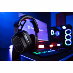 Turtle Beach Casque gaming amplifié multiplateforme sans fil Stealth 700 pour PC, PS5, PS4 et mobile - Audio 24 bits, haut-parleurs 60 mm, microphone avec isolation acoustique par l'IA, Bluetooth, autonomie de la batterie de 80 h - Noir - Vue supplémentaire 15