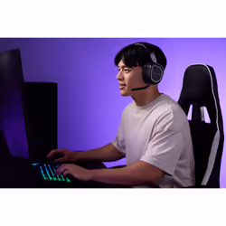 Turtle Beach Casque gaming amplifié multiplateforme sans fil Stealth 700 pour PC, PS5, PS4 et mobile - Audio 24 bits, haut-parleurs 60 mm, microphone avec isolation acoustique par l'IA, Bluetooth, autonomie de la batterie de 80 h - Noir - Vue supplémentaire 16