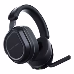 Turtle Beach Casque gaming amplifié multiplateforme sans fil Stealth 700 pour PC, PS5, PS4 et mobile - Audio 24 bits, haut-parleurs 60 mm, microphone avec isolation acoustique par l'IA, Bluetooth, autonomie de la batterie de 80 h - Noir