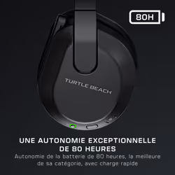 Turtle Beach Casque gaming amplifié multiplateforme sans fil Stealth 600 pour PC, PS5, PS4, Nintendo Switch et mobile - Bluetooth, 80 heures de batterie, microphone antibruit désactivable par basculement et Waves 3D Audio – Noir - Vue supplémentaire 10