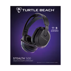 Turtle Beach Casque gaming amplifié sans fil Stealth 500 officiel pour PC, PS5, PS4, Nintendo Switch et mobile - 40 heures de batterie, Bluetooth, coussinets en mousse à mémoire de forme, microphone désactivable par basculement et préréglages d'égalisation - Noir - Vue supplémentaire 17