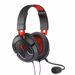Turtle Beach Recon 50, Avec fil, Jouer, 20 - 20000 Hz, 530,7 g, Casque, Noir, Rouge