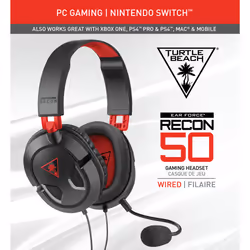 Turtle Beach Recon 50 Noir, Rouge - Vue supplémentaire 11