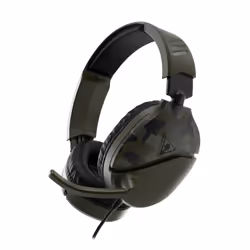 Turtle Beach Casque Recon 70 Camo - Vert, Avec fil, Jouer, 20 - 20000 Hz, 485,3 g, Casque, Noir, Vert