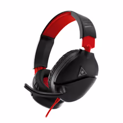 Turtle Beach Recon 70, Avec fil, Jouer, 20 - 20000 Hz, Casque, Noir, Rouge