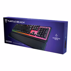 Turtle Beach Magma Membrane RGB Gaming Keyboard avec touches en membrane, Anti-Ghosting avancé, Technologie Easy-Shift, Eclairage RGB personnalisable, Repose-paume détachable - Noir - Vue supplémentaire 11