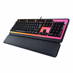 Turtle Beach Magma Membrane RGB Gaming Keyboard avec touches en membrane, Anti-Ghosting avancé, Technologie Easy-Shift, Eclairage RGB personnalisable, Repose-paume détachable - Noir