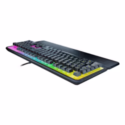 Turtle Beach Magma Membrane RGB Gaming Keyboard avec touches en membrane, Anti-Ghosting avancé, Technologie Easy-Shift, Eclairage RGB personnalisable, Repose-paume détachable - Noir