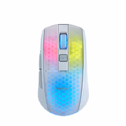 ROCCAT Burst Pro Air, Ambidextre, Optique, RF Wireless + USB Type-C, 19000 DPI, Blanc