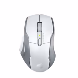 ROCCAT Kone Air, Droitier, Conception verticale, Optique, RF sans fil + Bluetooth, 19000 DPI, Blanc