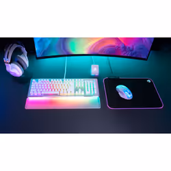 ROCCAT Vulcan II Max clavier USB QWERTY Français Blanc - Vue supplémentaire 2
