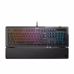 ROCCAT Vulcan II, Avec fil, USB, Clavier mécanique, QWERTY, LED RGB, Noir