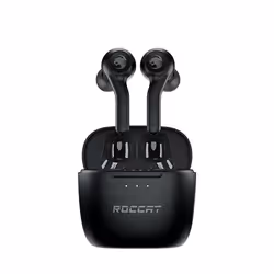 ROCCAT Syn Buds Air, Sans fil, Jouer, Écouteurs, Noir