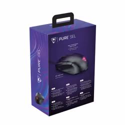 Turtle Beach Pure SEL - Souris gaming ergonomique ultralégère RGB, capteur optique DPI 8K, touches mécaniques, système de prétension, patins en PTFE pur, éclairage RGB Noir - Vue supplémentaire 7