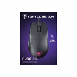 Turtle Beach Pure SEL - Souris gaming ergonomique ultralégère RGB, capteur optique DPI 8K, touches mécaniques, système de prétension, patins en PTFE pur, éclairage RGB Noir - Vue supplémentaire 8