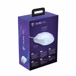 Turtle Beach Pure SEL - Souris gaming ergonomique ultralégère RGB, capteur optique DPI 8K, touches mécaniques, système de prétension, patins en PTFE pur, éclairage RGB Blanc - Vue supplémentaire 7
