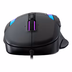 Turtle Beach Kone II - Souris gaming RGB ergonomique filaire, capteur optique 26 000 DPI, interrupteurs optiques 100 M de clics, 23 entrées personnalisables, molette 4D, patins en PTFE pur - Noir cendre - Vue supplémentaire 5