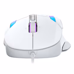 Turtle Beach Kone II - Souris gaming RGB ergonomique filaire, capteur optique 26 000 DPI, interrupteurs optiques 100 M de clics, 23 entrées personnalisables, molette 4D, patins en PTFE pur - Blanc arctique - Vue supplémentaire 5