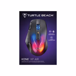 Turtle Beach Kone XP Air - Souris gaming RGB ergonomique, personnalisable et sans fil, Bluetooth, capteur optique 19 000 DPI, autonomie de batterie de 100 heures, station de charge, 29 entrées programmables, éclairage AIMO RGB, molette 4D Noir - Vue supplémentaire 18