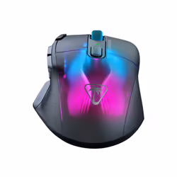 Turtle Beach Kone XP Air - Souris gaming RGB ergonomique, personnalisable et sans fil, Bluetooth, capteur optique 19 000 DPI, autonomie de batterie de 100 heures, station de charge, 29 entrées programmables, éclairage AIMO RGB, molette 4D Noir - Vue supplémentaire 5