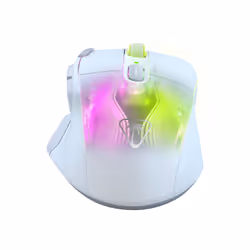 Turtle Beach Kone XP Air - Souris gaming RGB ergonomique, personnalisable et sans fil, Bluetooth, capteur optique 19 000 DPI, autonomie de batterie de 100 heures, station de charge, 29 entrées programmables, éclairage AIMO RGB, molette 4D Blanc - Vue supplémentaire 5