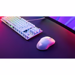 Turtle Beach Pure Air - Souris de gaming RGB ergonomique sans fil ultra-légère, capteur optique 26 000 PPP, batterie 125 heures, double système sans fil, interrupteurs optiques TITAN, Bluetooth, éclairage RGB. Semi-translucide blanc - Vue supplémentaire 13